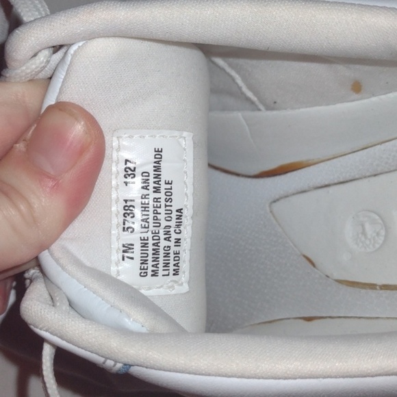 Timberland Metro Slim Womens  White Blue Leather Size 7 - Picture 10 of 12